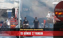 Otel ekipmanları deposunda 15 günde 2 yangın