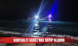 Konyaaltı Sahili’nde kayıp alarmı