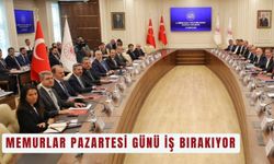 Memurlar pazartesi günü iş bırakıyor