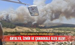 Antalya, İzmir ve Çanakkale alevlere teslim!