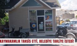 Kaymakamlık tahsis etti, belediye tahliye istedi!