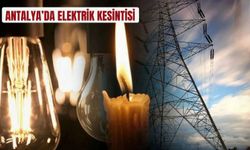 Manavgat ve Serik'te elektrik çilesi