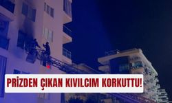 Prizden çıkan kıvılcım korkuttu!