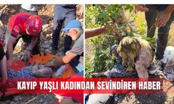 Kayıp yaşlı kadından sevindiren haber