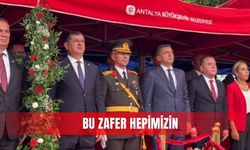 Bu zafer hepimizin
