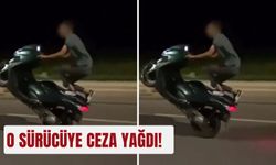 O sürücüye ceza yağdı!