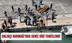 Balıkçı Barınağı’nda deniz dibi temizlendi