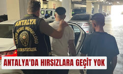 Antalya'da hırsızlara geçit yok