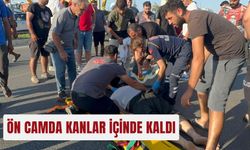 Ön camda kanlar içinde kaldı