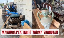 Manavgat'ta tarihi yağma skandalı!