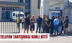 Telefon tartışması kanlı bitti