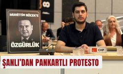 Şanlı’dan pankartlı protesto