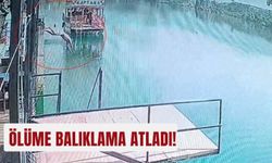 Ölüme balıklama atlayan adam yaşamını yitirdi geriye sadece olay anı görüntüleri kaldı
