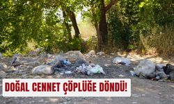 Doğal cennet çöplüğe döndü!