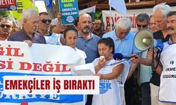 Emekçiler iş bıraktı
