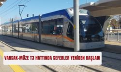 Varsak–Müze T3 hattında seferler yeniden başladı