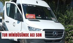 Tur minibüsünde acı son