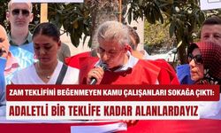 Zam teklifini beğenmeyen kamu çalışanları sokağa çıktı: Adaletli bir teklife kadar alanlardayız