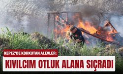 Kepez’de korkutan alevler: Kıvılcım otluk alana sıçradı