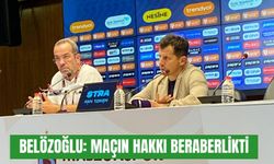 Belözoğlu: Maçın hakkı beraberlikti