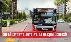 30 Ağustos’ta Antalya’da ulaşım ücretsiz