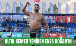 Gökbel’de altın kemer yeniden Enes Doğan’ın