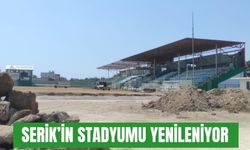 Serik’in stadyumu yenileniyor