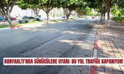 Konyaaltı’nda sürücülere uyarı: Bu yol trafiğe kapanıyor!