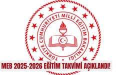 MEB 2025-2026 eğitim takvimi açıklandı!