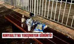 Konyaaltı’na yakışmayan görüntü!