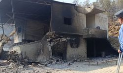 Mersin’de orman yangınında evler yandı, hayvanlar telef oldu