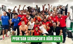 PFDK’dan Serikspor'a ağır ceza