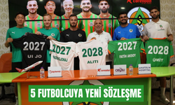 Alanyaspor'da 5 futbolcuya yeni sözleşme