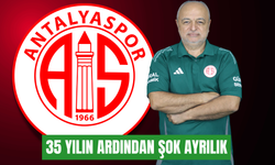 Antalyaspor’da 35 yılın ardından şok ayrılık