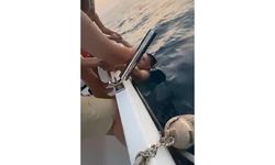 Alanya’da boğulma tehlikesi kamerada