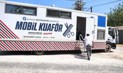 Mobil kuaför tırı Antalya’nın yaylalarında