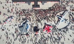 TEKNOFEST etkinlik alanı havadan görüntülendi