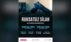 81 ilde 'ruhsatsız silah' operasyonu; 2 bin 82 şüpheliye işlem yapıldı