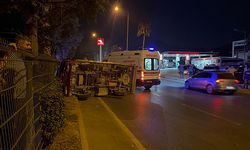 Gazipaşa’da kamyonet devrildi: 2 yaralı