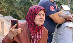 Daire yangını yaşlı kadını endişelendirdi