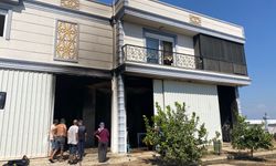 Serik'te evin deposunda çıkan yangın söndürüldü
