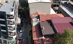 Mağaza açılışında izdiham yaşandı