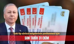 Sürücü belgelerinin yenilenmesi için son tarih 31 Ekim