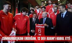 Cumhurbaşkanı Erdoğan, 12 Dev Adam'ı kabul etti