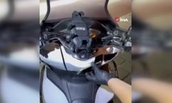 Motosiklette manyetik düzenekle gizlenmiş kokain ele geçirildi
