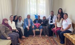 Down sendromlu Muhammed'e evinde ziyaret
