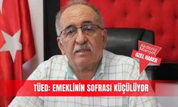TÜED: Emeklinin sofrası küçülüyor
