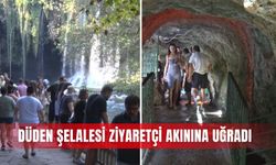 Düden Şelalesi ziyaretçi akınına uğradı