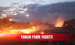 Yangın panik yarattı