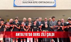 Antalya'da ders zili çaldı